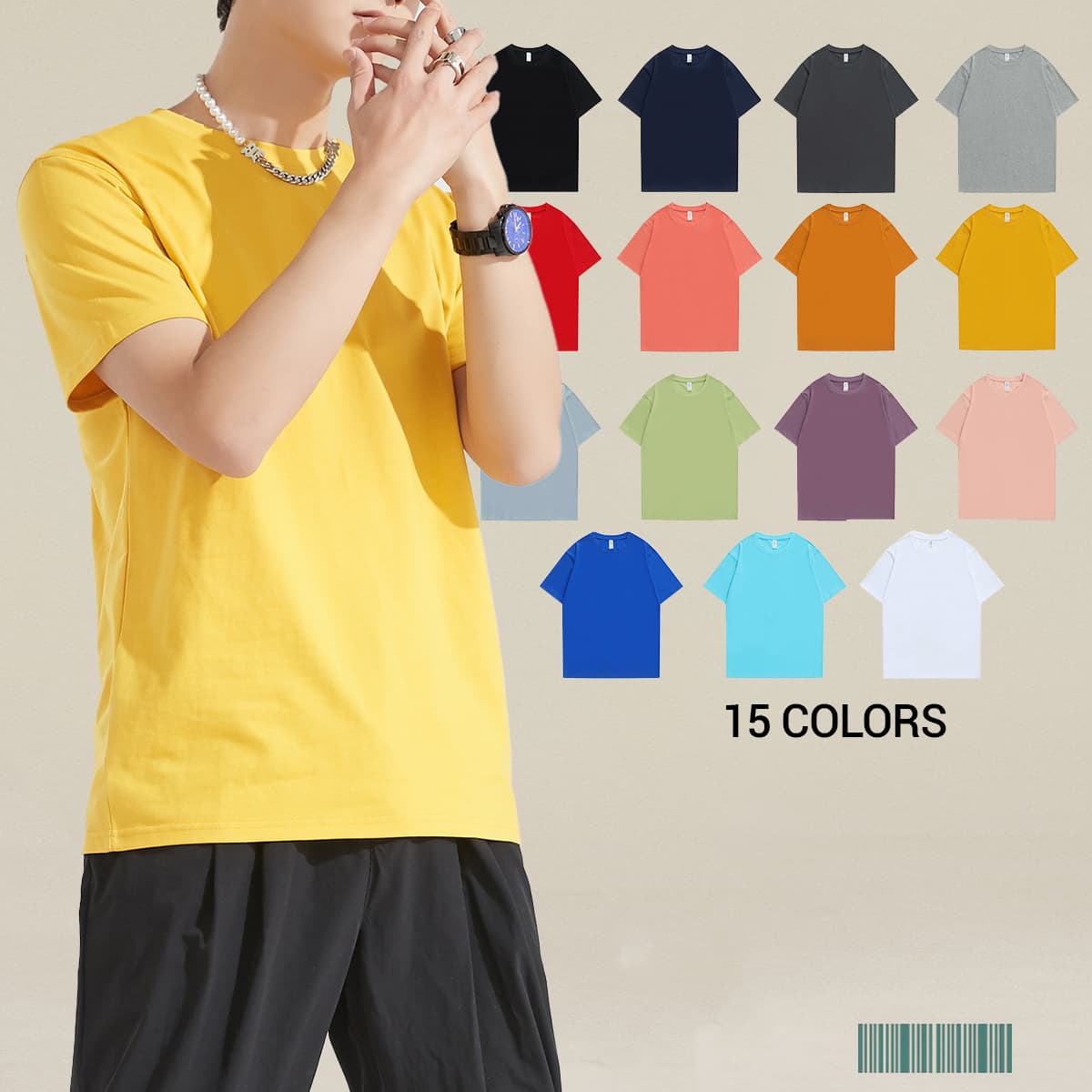 Cotton 240Gsm Basic Fit Unisex T-Shirt