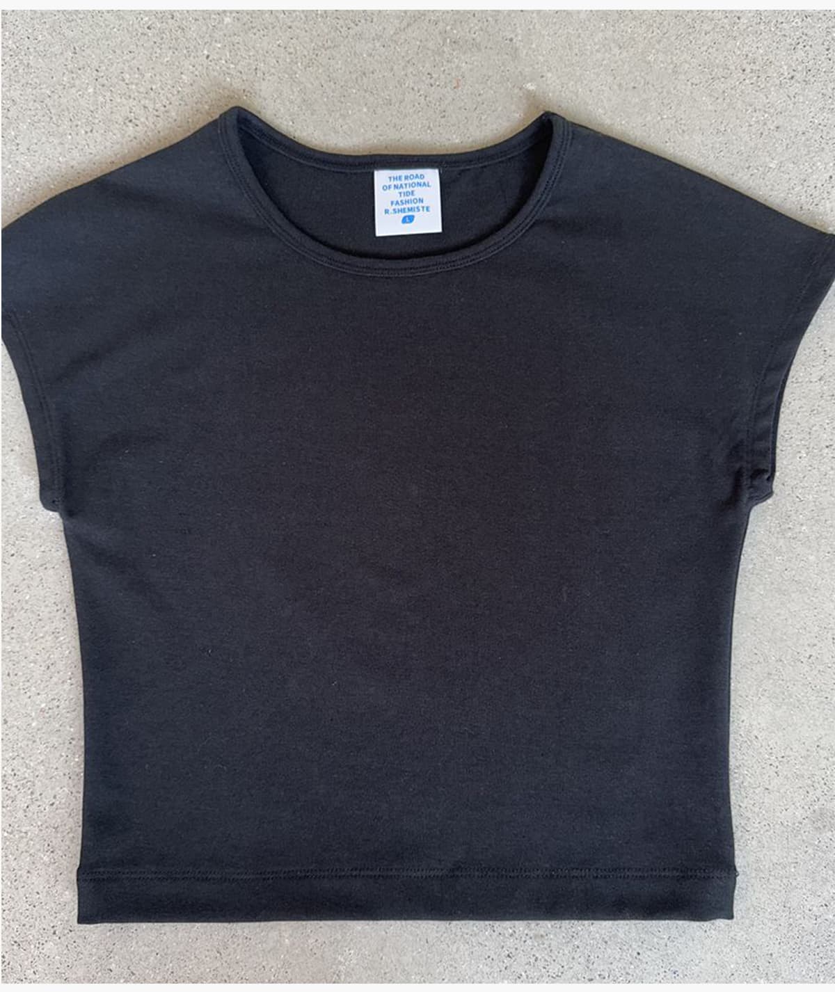 Rib 260gsm Stretch Crop Y2K Baby Tee – detail 12
