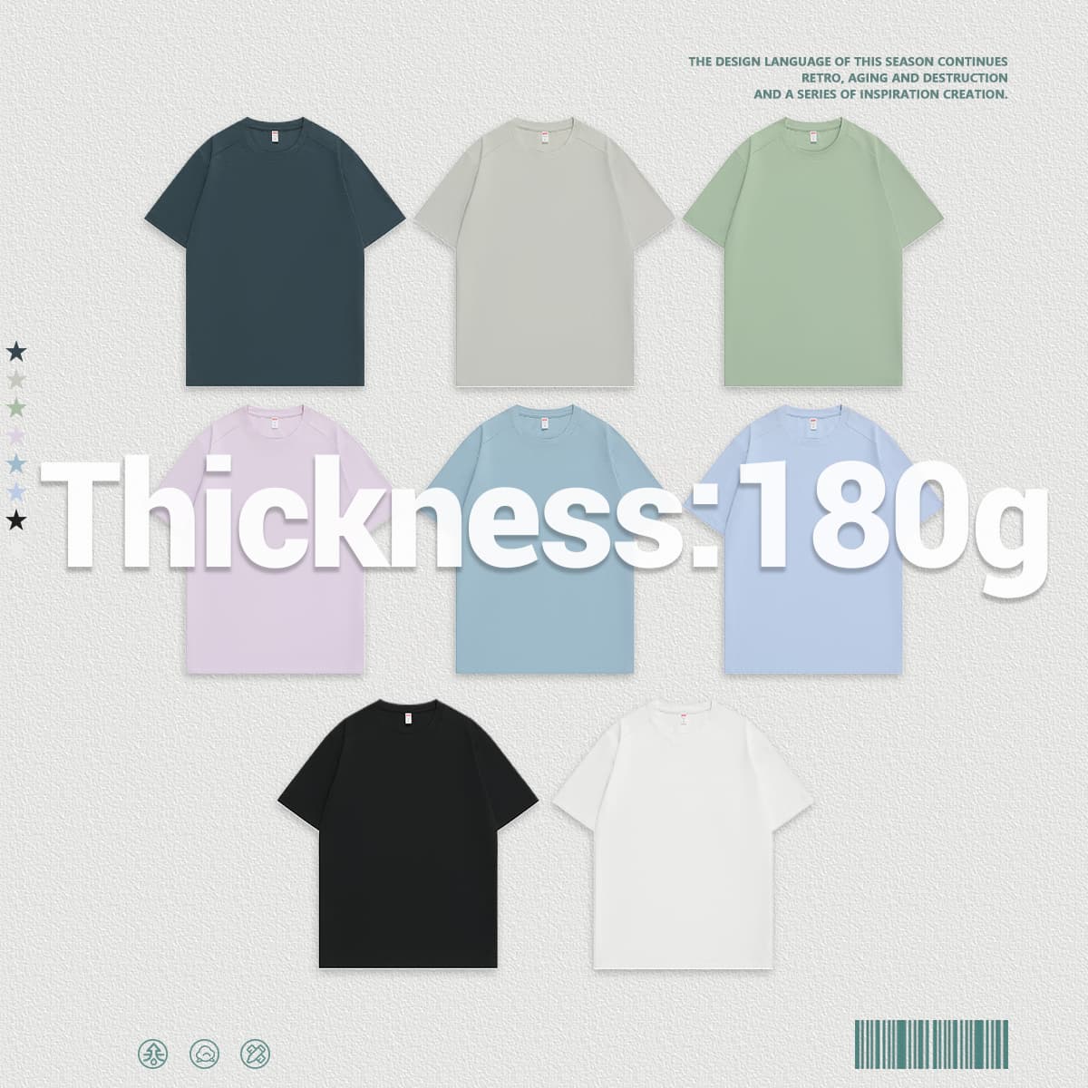 Quick Dry 180Gsm Polyester Sports T-Shirt thumbnail 4