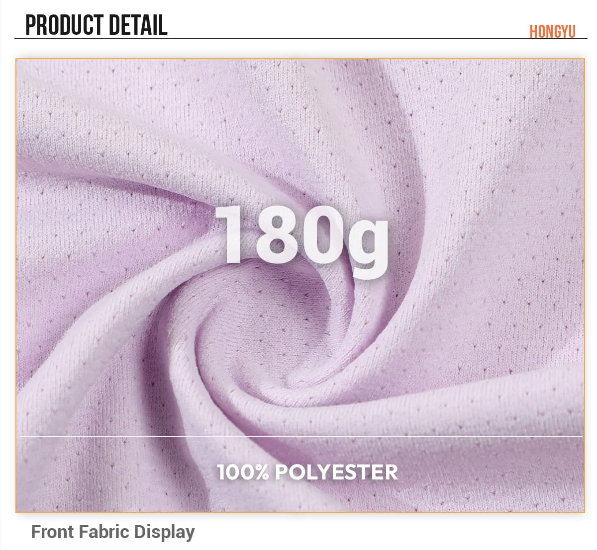Quick Dry 180Gsm Polyester Sports T-Shirt – detail 6