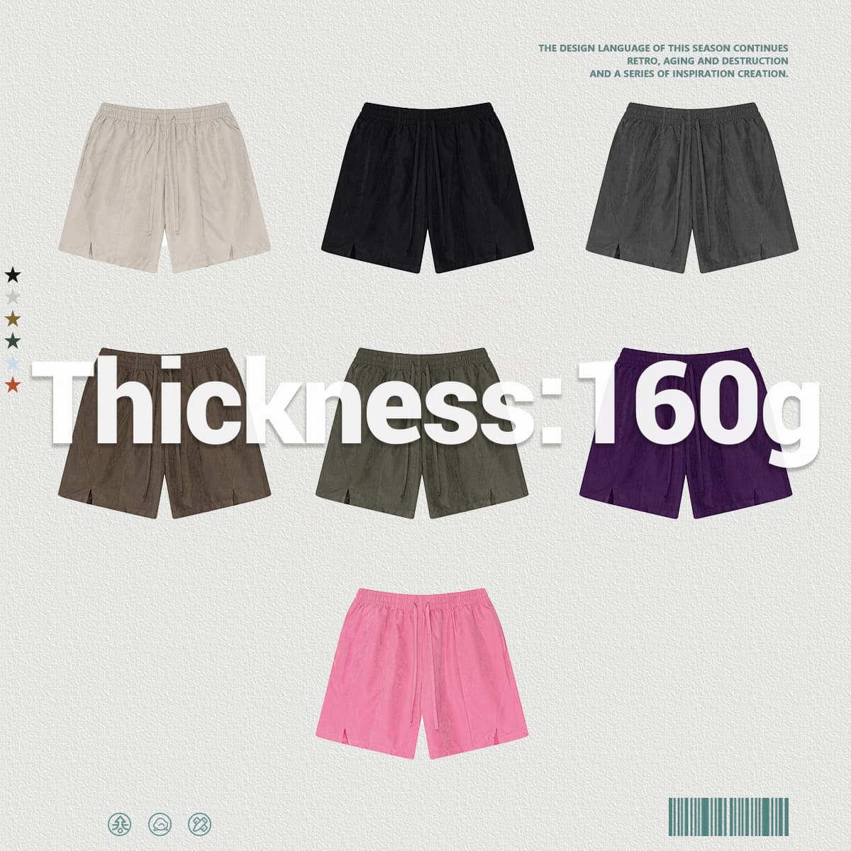Outdoor 160GSM Quick drying Beach Shorts thumbnail 4