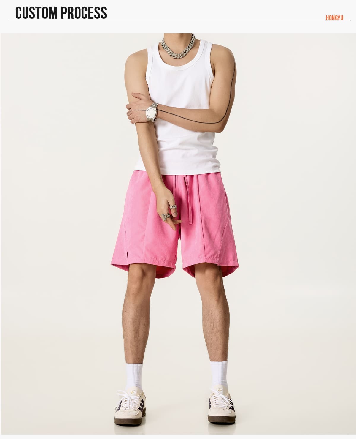 Outdoor 160GSM Quick drying Beach Shorts – detail 8
