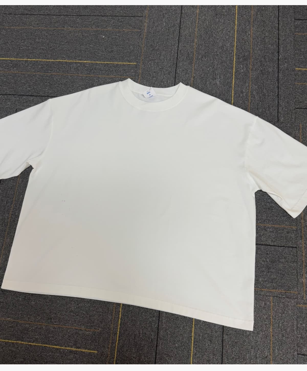 Cotton 260gsm Light Wash Oversized Boxy T-Shirt – detail 14