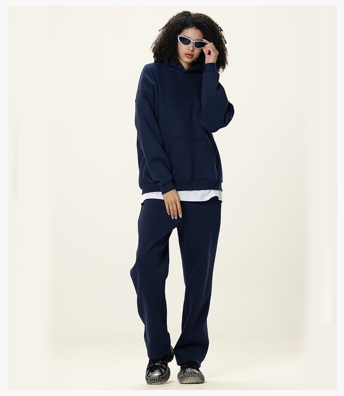 Fleece 350Gsm Unisex Oversized Hoodie S-5XL – detail 11