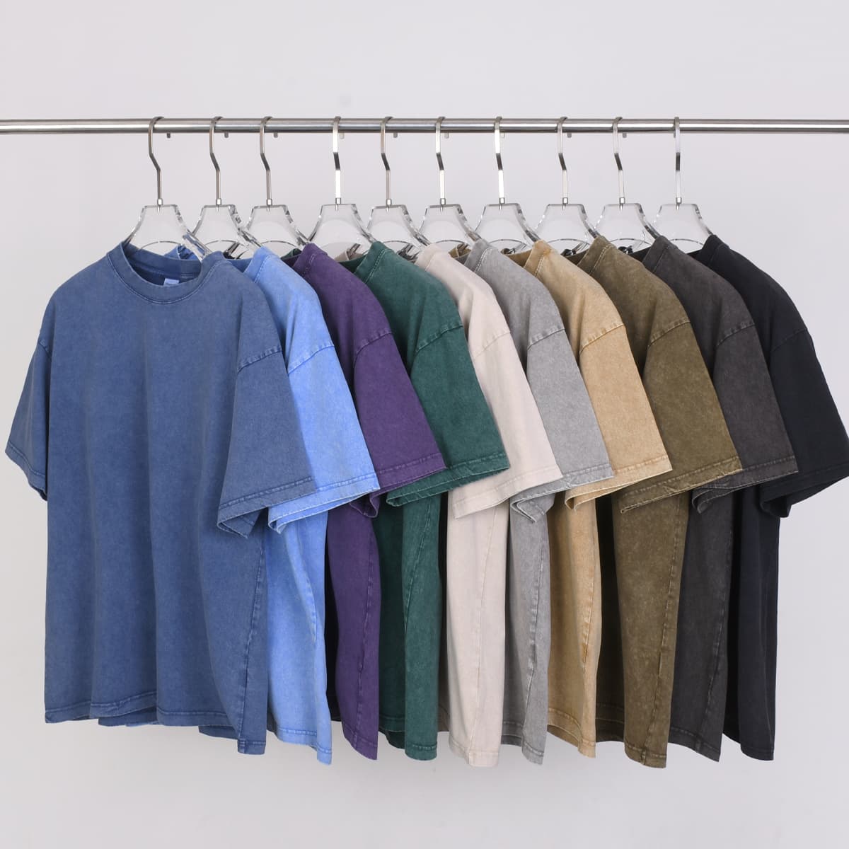 Acid Wash 275GSM Cotton Oversized T-Shirt thumbnail 2