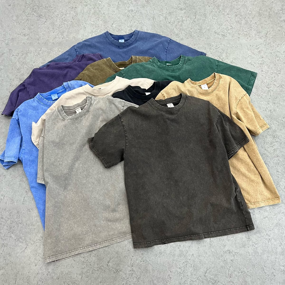 Acid Wash 275GSM Cotton Oversized T-Shirt