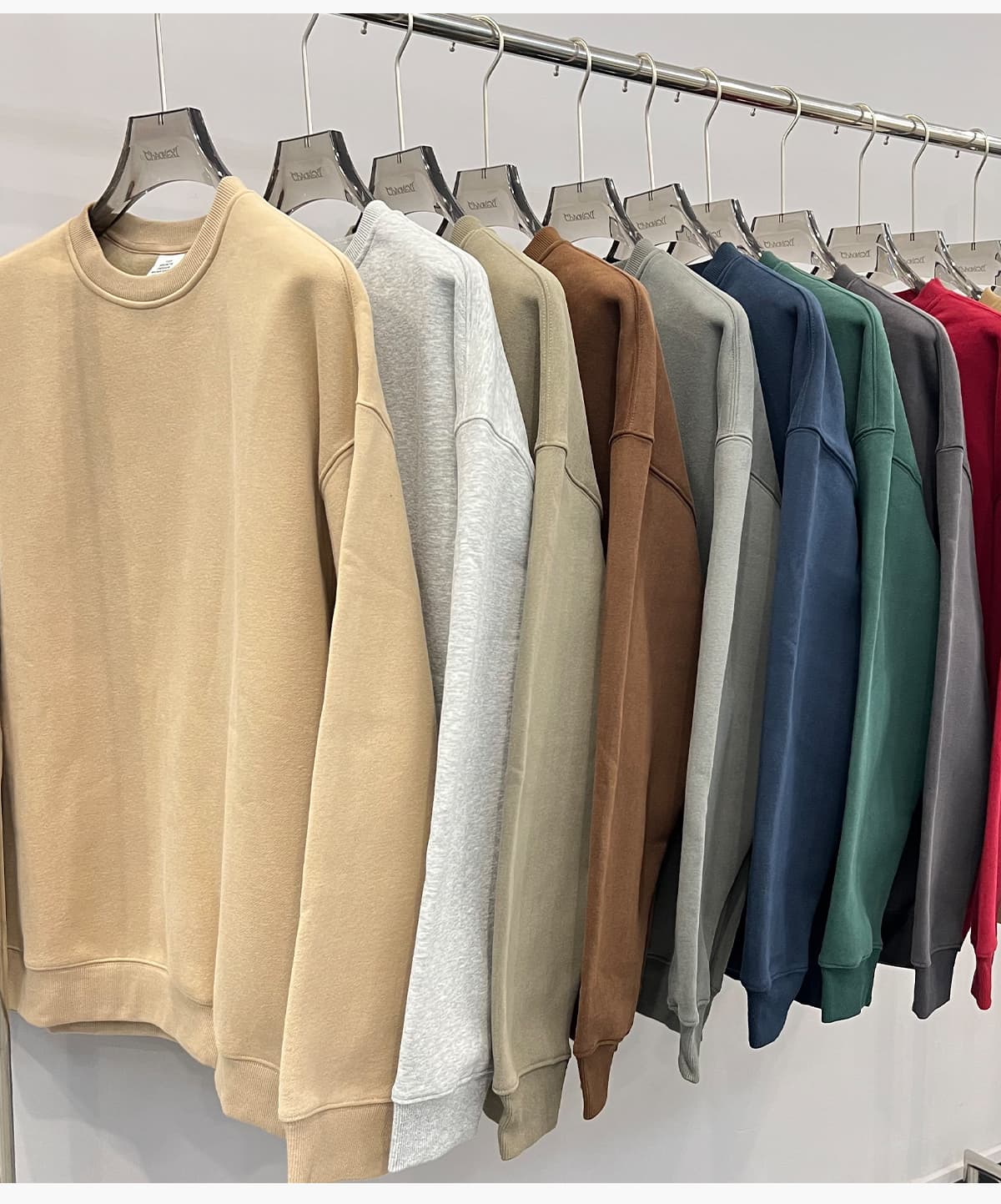 Fleece 350Gsm Overszied Crewneck Sweatshirt – detail 14