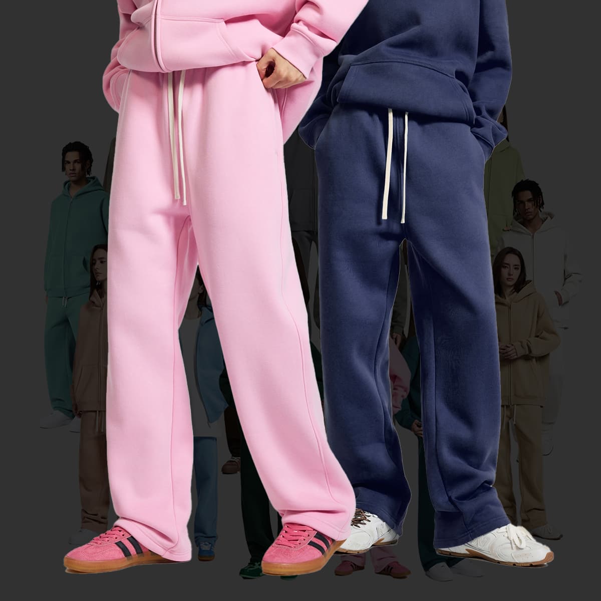 Fleece 350Gsm Straight Leg Sweatpants thumbnail 2