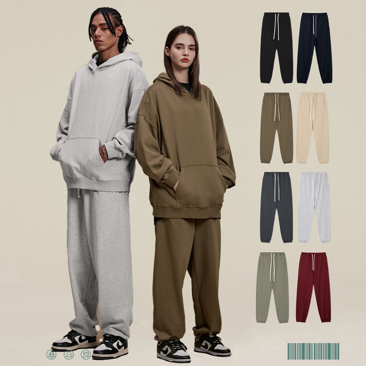 Heavy French Terry 400Gsm Joggers