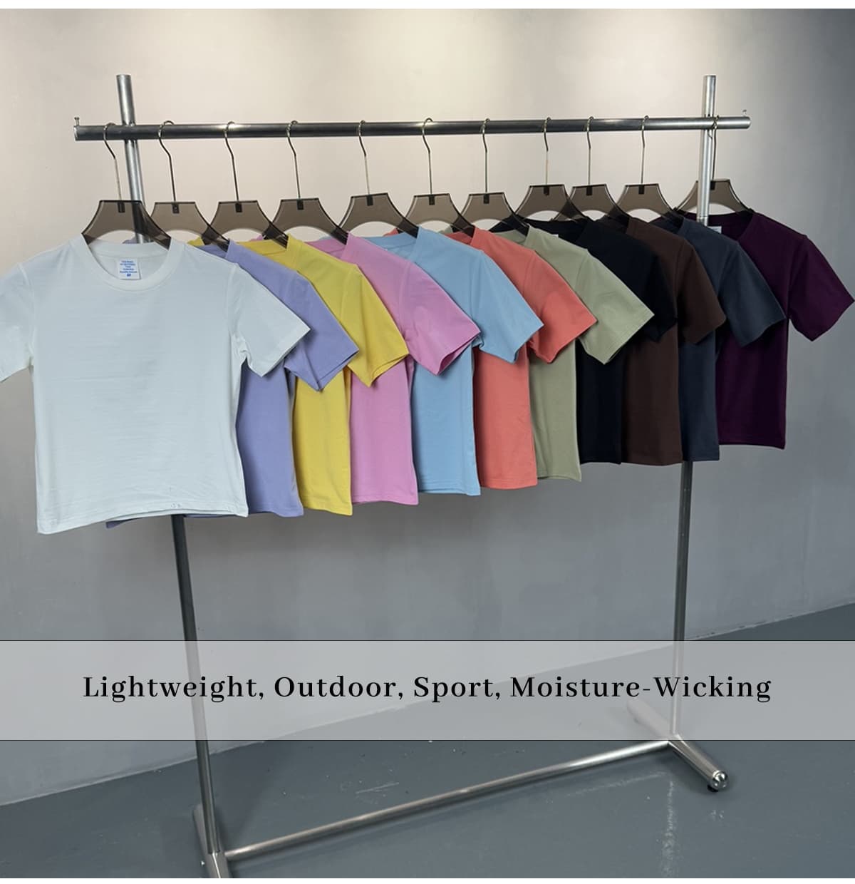 Women 160gsm Quick Dry Breathable Sports T-shirt – detail 8
