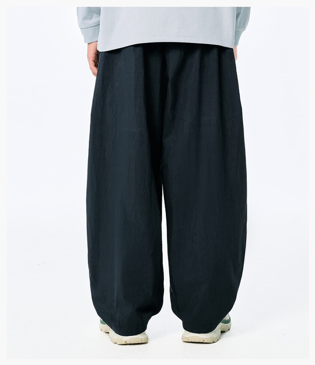 Casual Wide-Leg Woven Trousers For Kids – detail 9