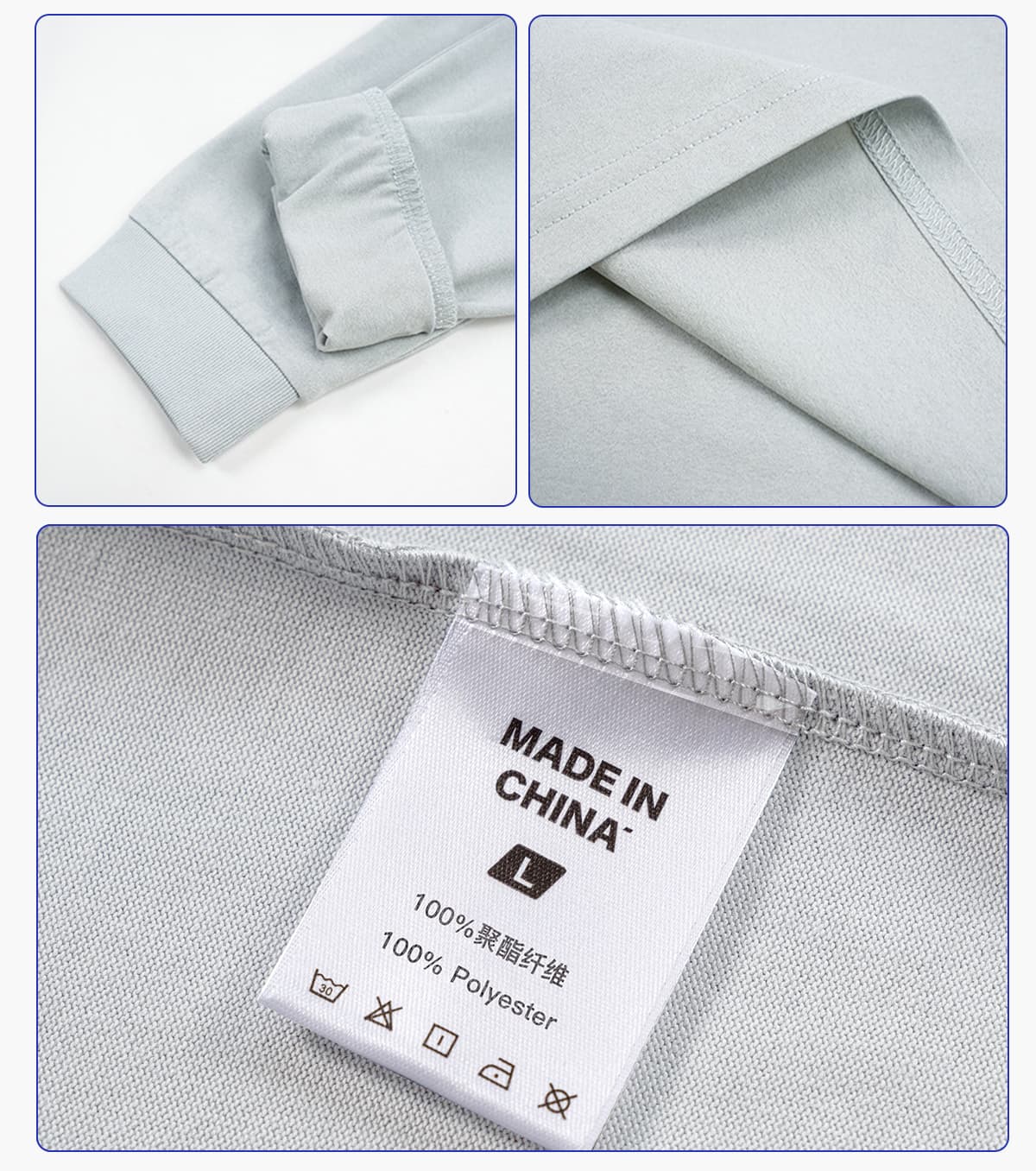 Kids’ Quick-Dry Lightweight Long Sleeve Polo – detail 7