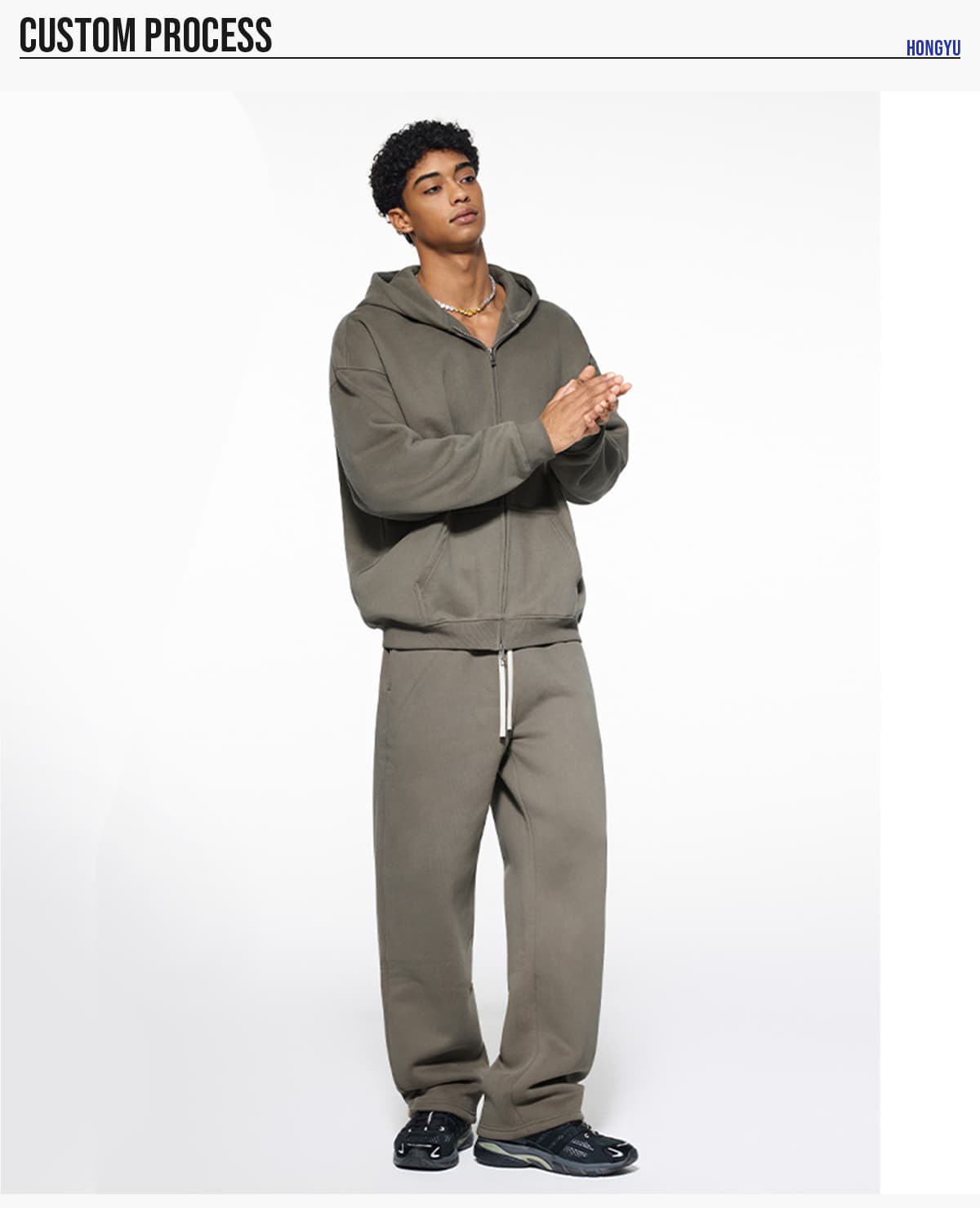 Heavy 350Gsm Fleece Oversized Sweatpant – detail 8