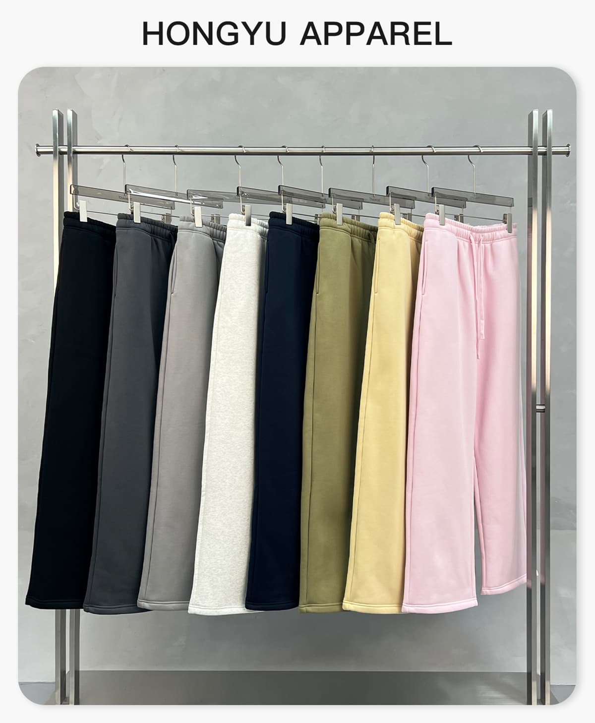Polar Fleece 365gsm Straight Leg Sweatpants – detail 1