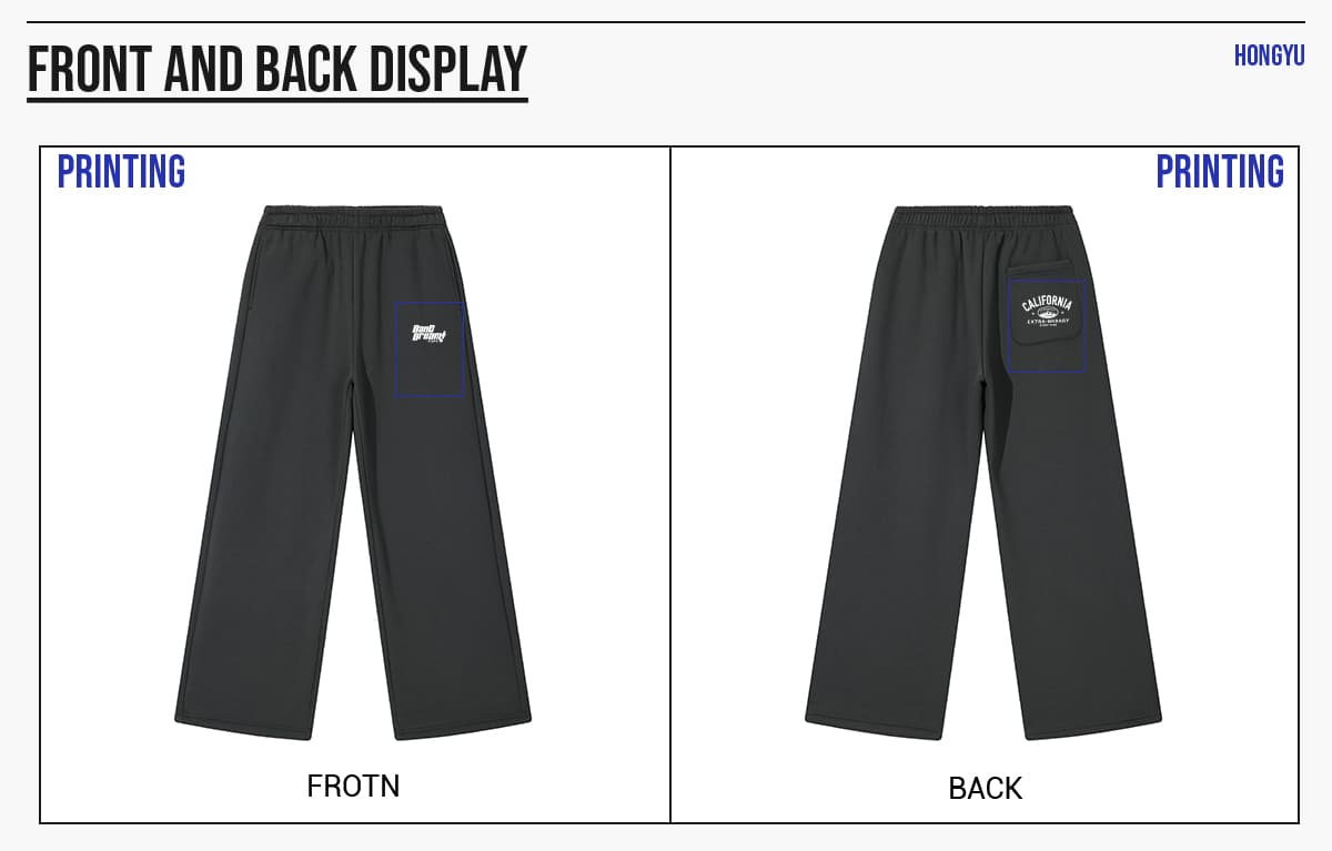 Polar Fleece 365gsm Straight Leg Sweatpants – detail 6