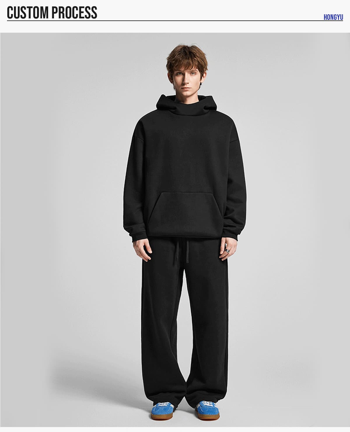 Polar Fleece 365gsm Straight Leg Sweatpants – detail 7