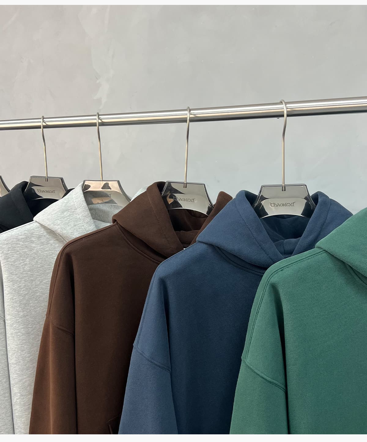 Heavy 345Gsm Fleece Oversized Boxy fit Hoodie – detail 12