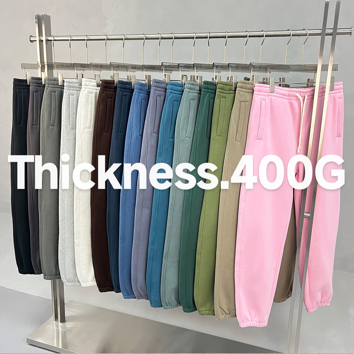 Heavy 350Gsm Fleece Oversized Jogger thumbnail 2