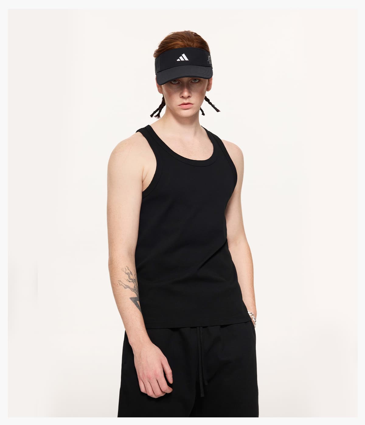 Sporty 315g Fitted Racerback Tank Top For Men – detail 10
