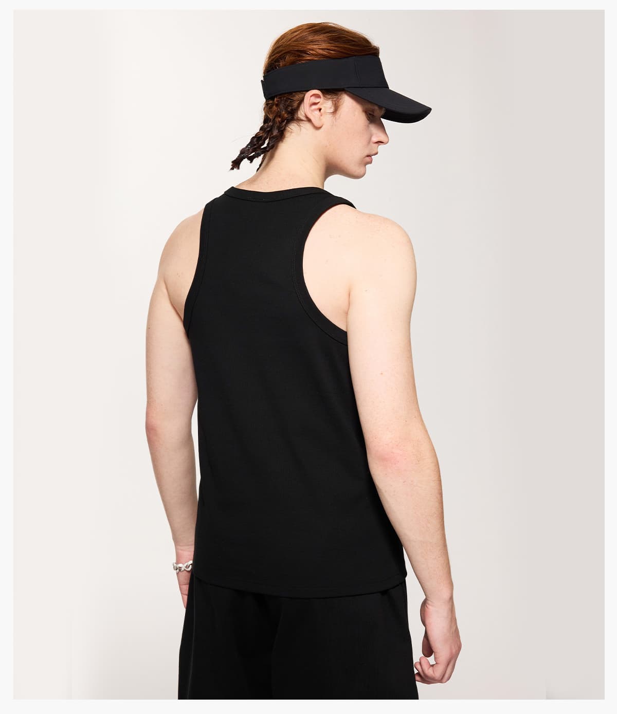 Sporty 315g Fitted Racerback Tank Top For Men – detail 11