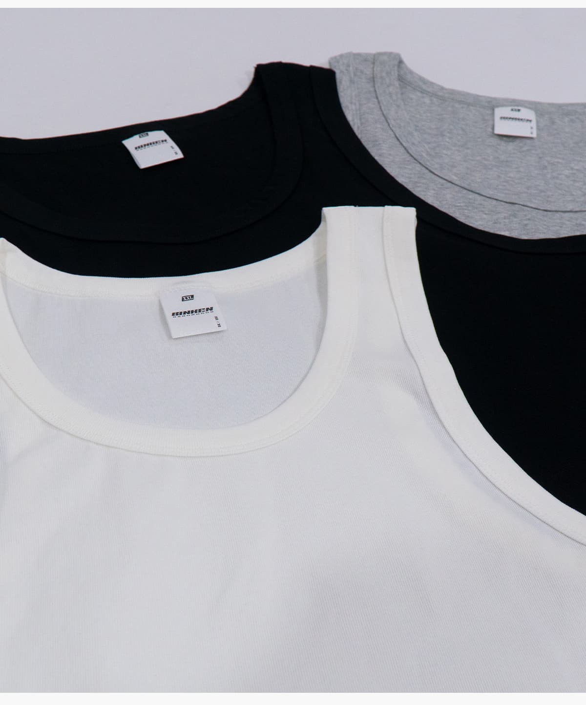 Sporty 315g Fitted Racerback Tank Top For Men – detail 12