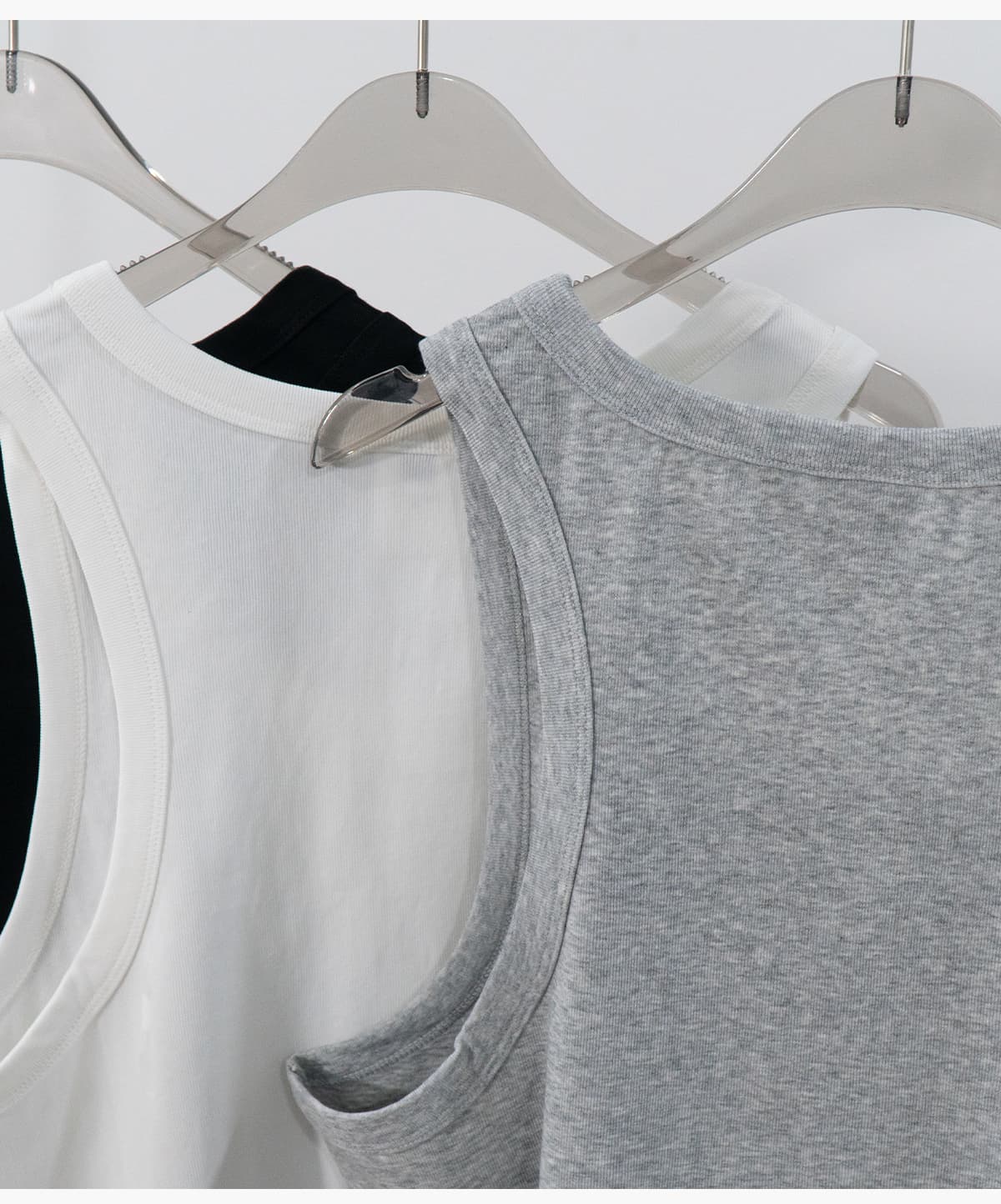 Sporty 315g Fitted Racerback Tank Top For Men – detail 13