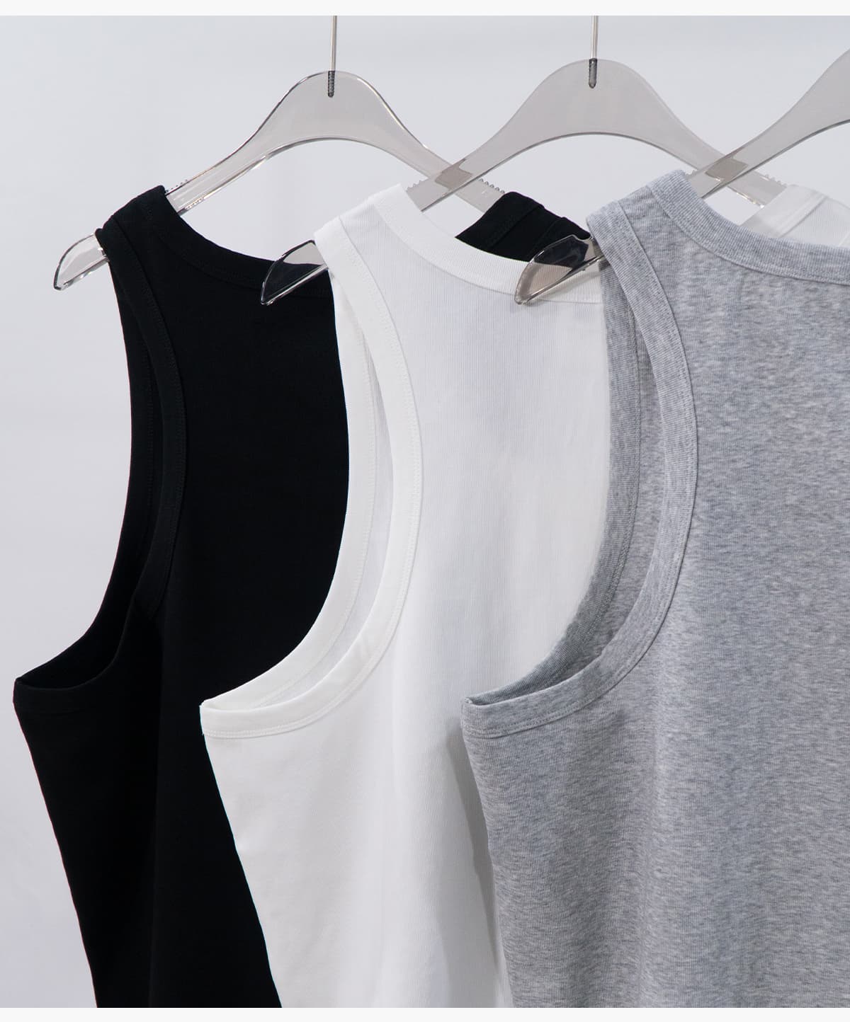 Sporty 315g Fitted Racerback Tank Top For Men – detail 14