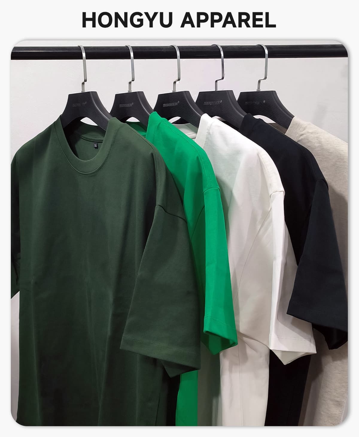 Heavy 425 GSM 16s 100% Cotton Oversized T-Shirt – detail 1