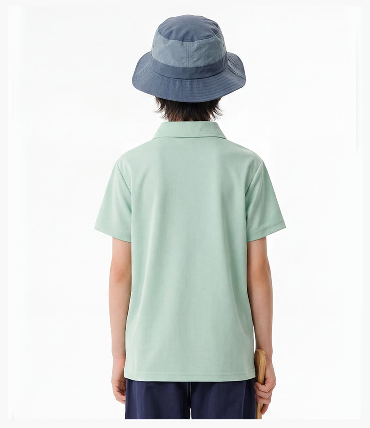 Kids‘ Cooling Quick-Dry 160G Pique Polo Shirt – detail 11