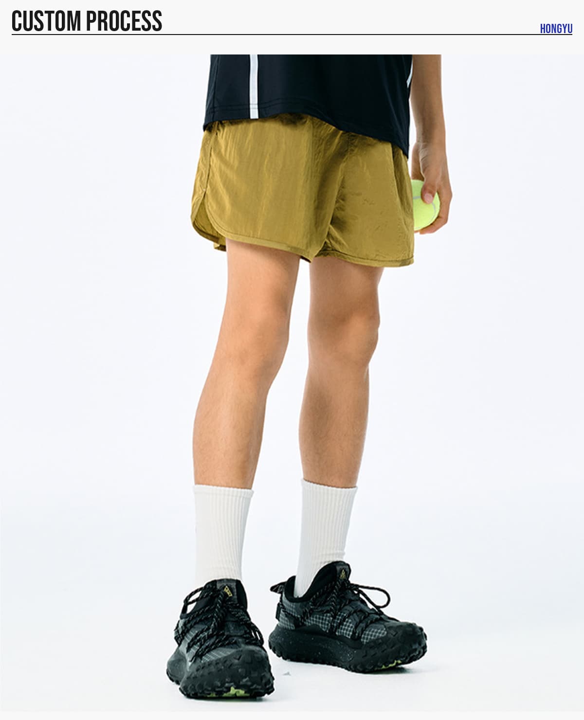 Lightweight Breathable Quick-Dry 100% Nylon Sport Shorts – detail 7