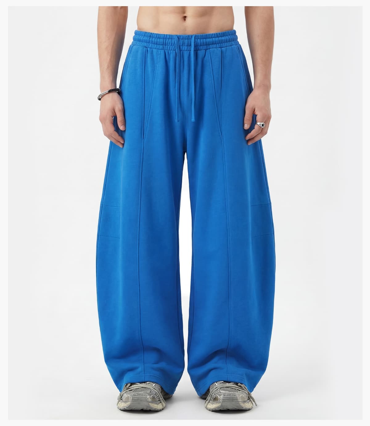 Heavy 390GSM Terry Elastic Distorted Pants – detail 12