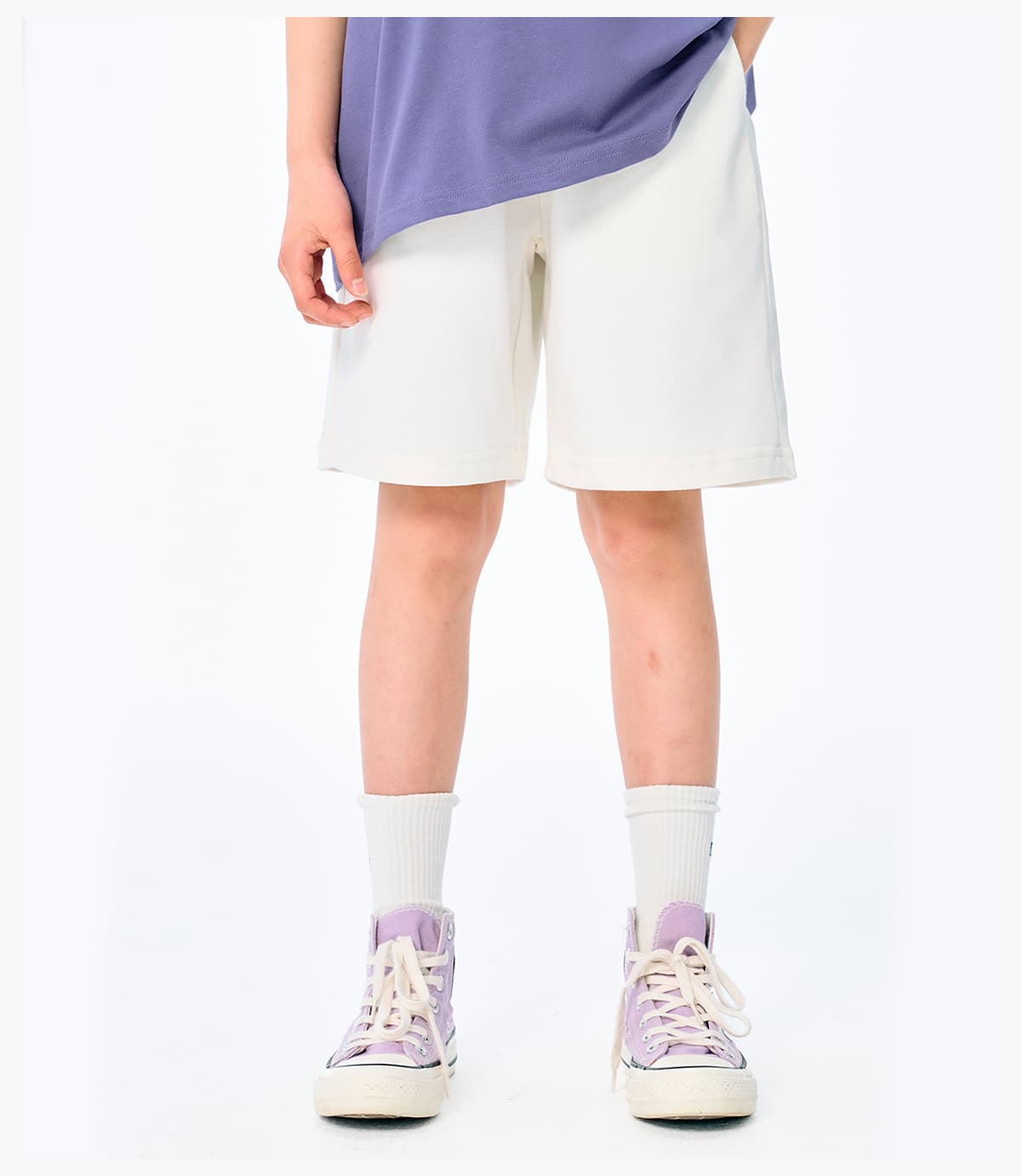 Kids‘ 250 GSM French Terry Sport Shorts – detail 10