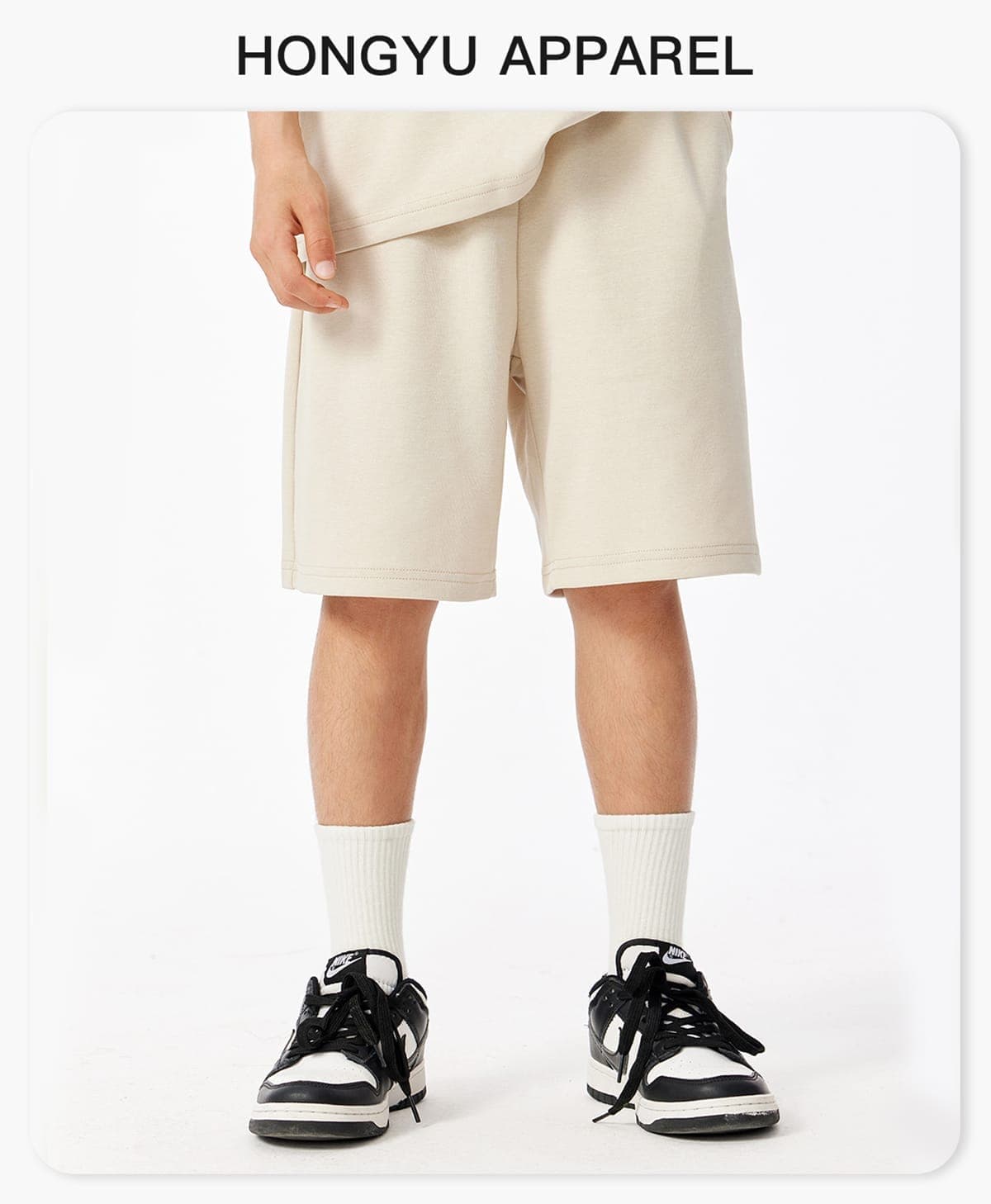 Kids‘ 200GSM French Terry Outdoor Shorts – detail 1
