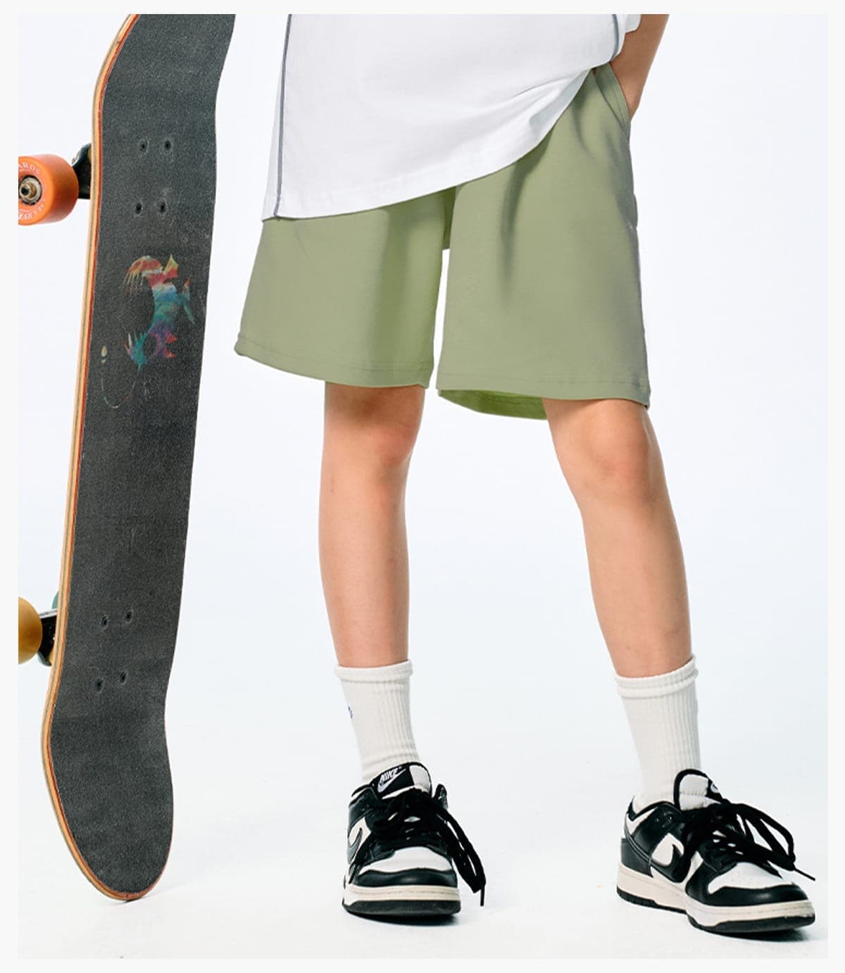 Kids‘ 200GSM French Terry Outdoor Shorts – detail 10