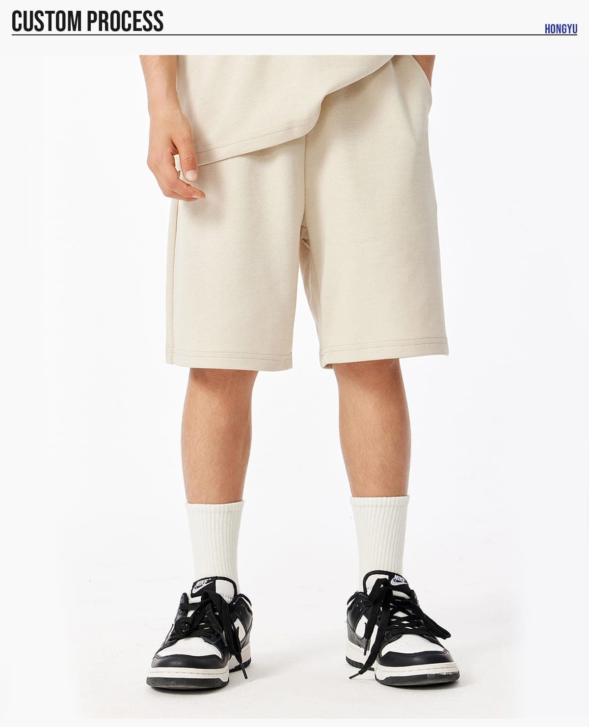 Kids‘ 200GSM French Terry Outdoor Shorts – detail 7