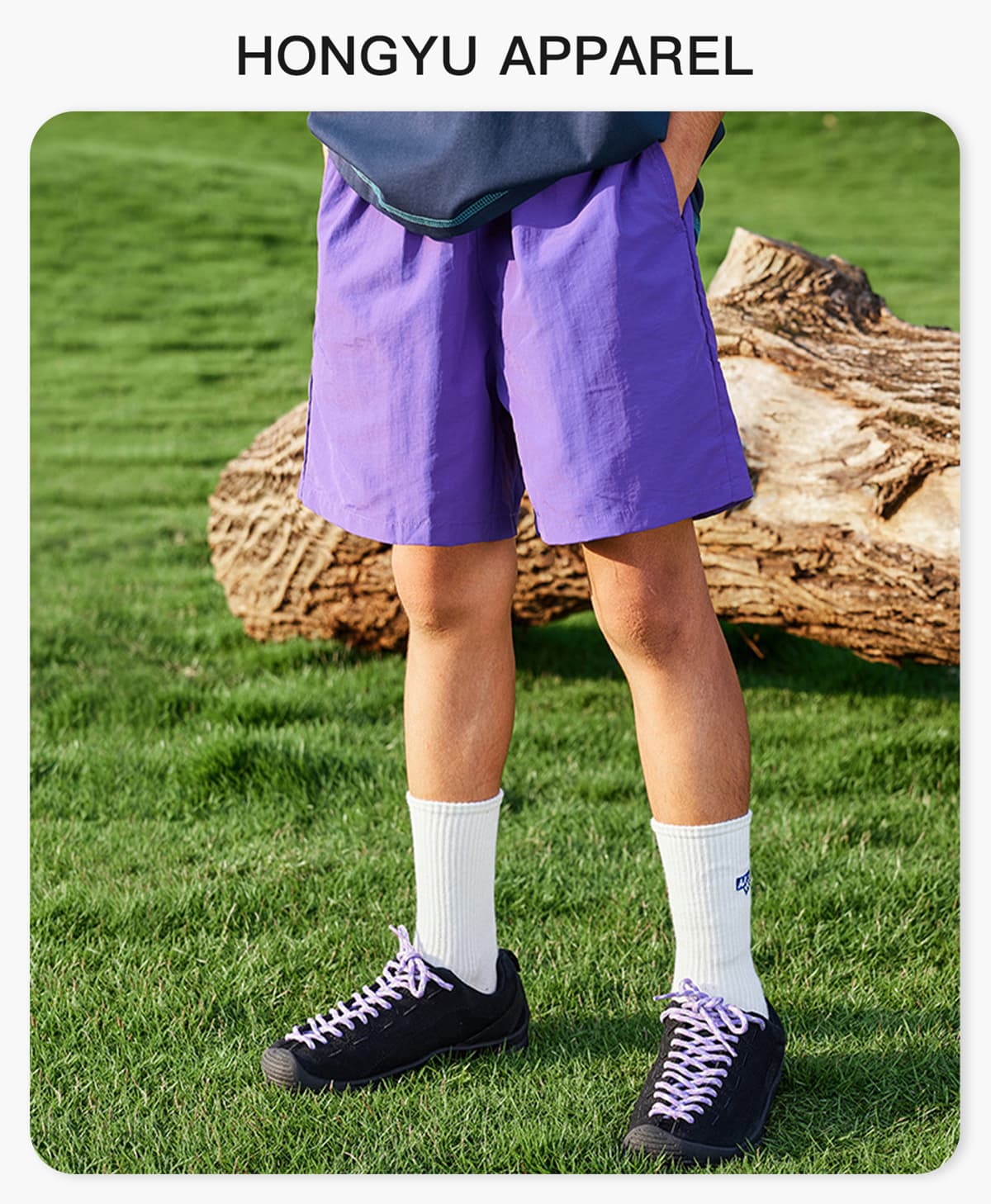Woven Kids‘ Cooling Quick-Dry 110G Breathable Shorts – detail 1