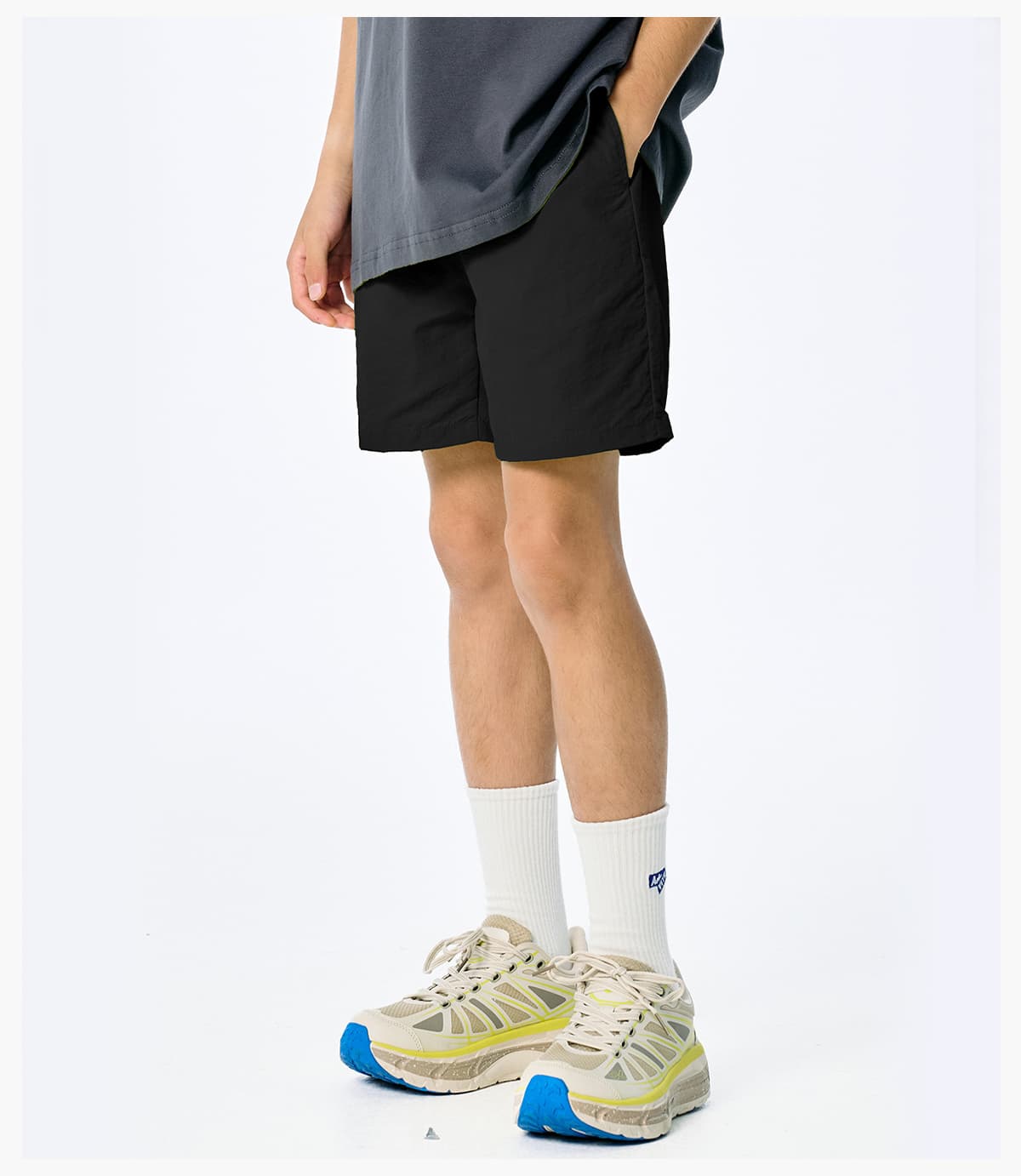 Woven Kids‘ Cooling Quick-Dry 110G Breathable Shorts – detail 9