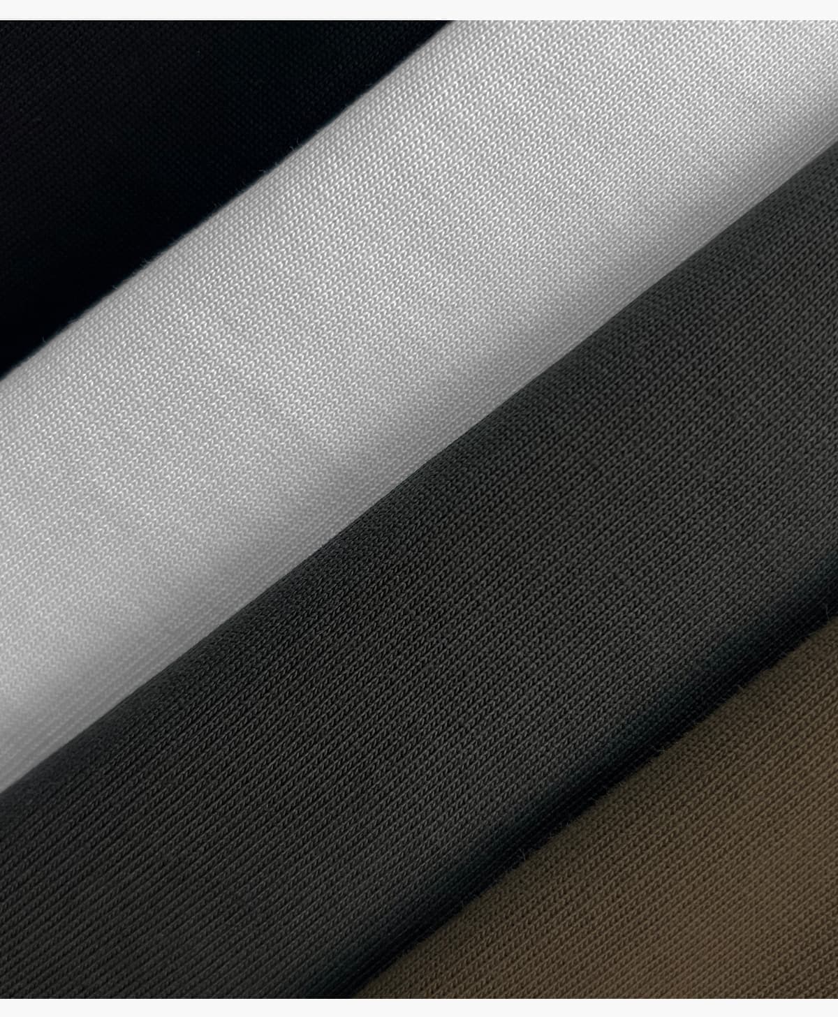 Men‘s Mock Neck Boxy Fit 305g Cotton T-Shirt – detail 14