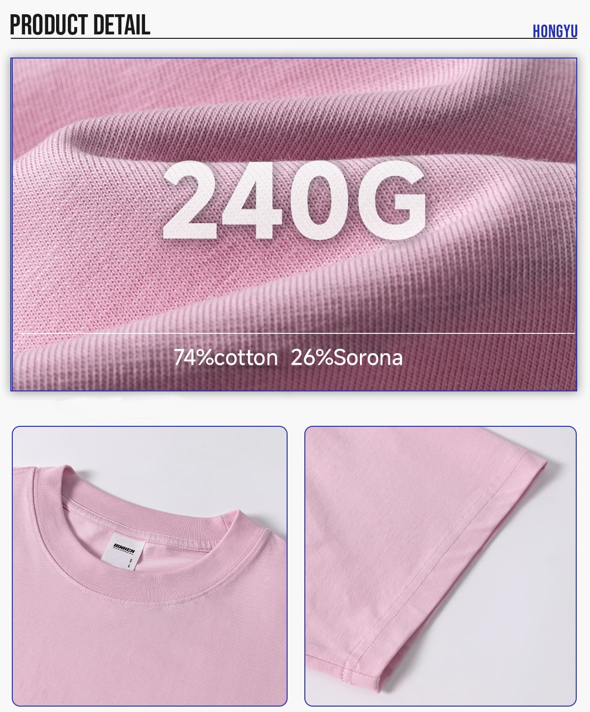 Sorona Cooling 240G Boxy Crop T-Shirt – detail 6