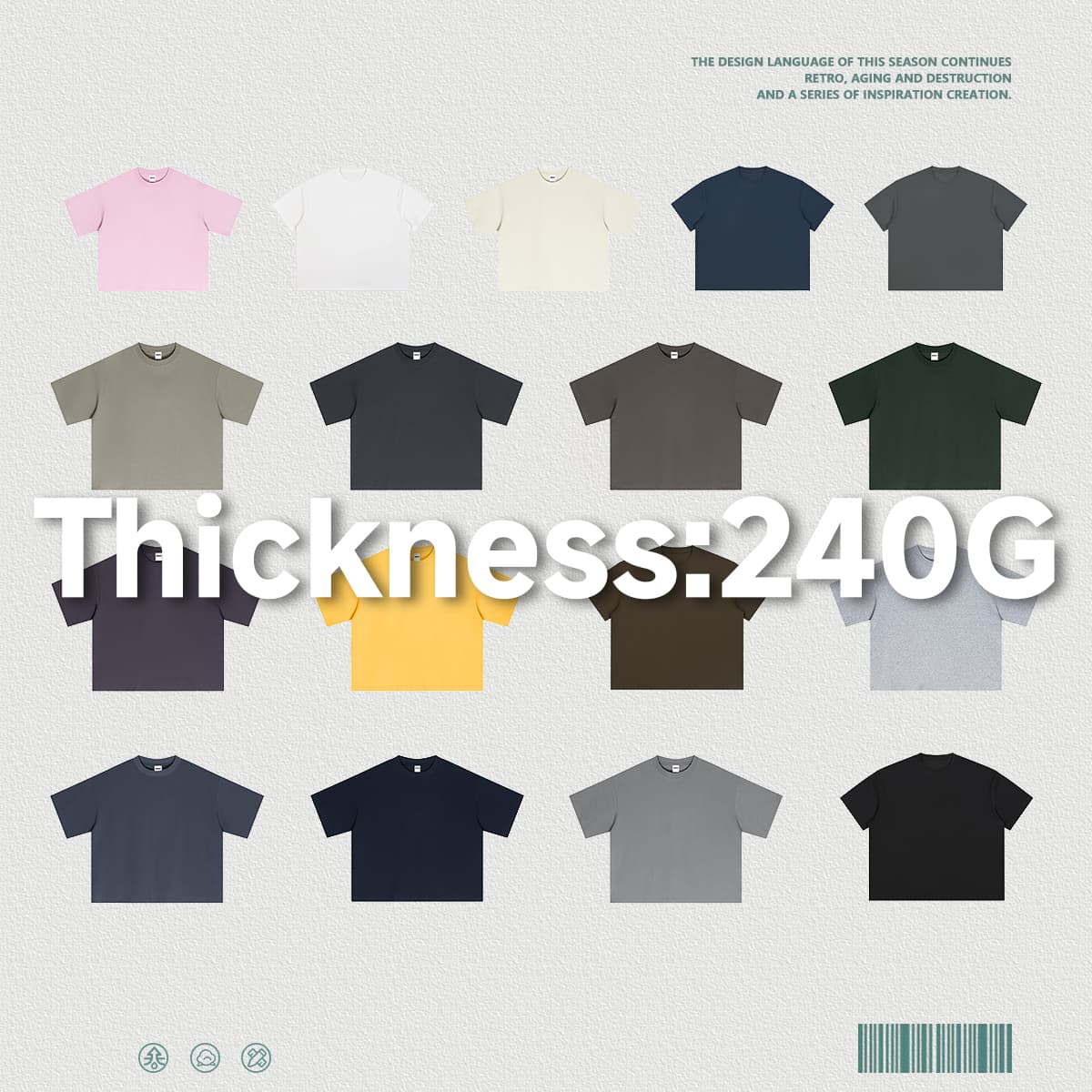 Sorona Cooling 240G Boxy Crop T-Shirt thumbnail 3