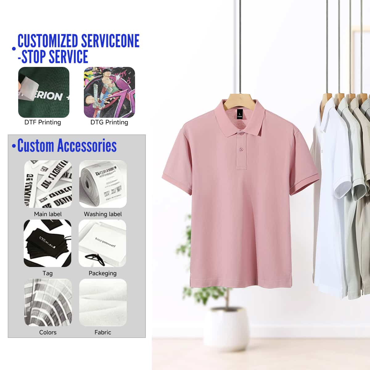 Lightweight Pique 170 GSM Polo Shirt