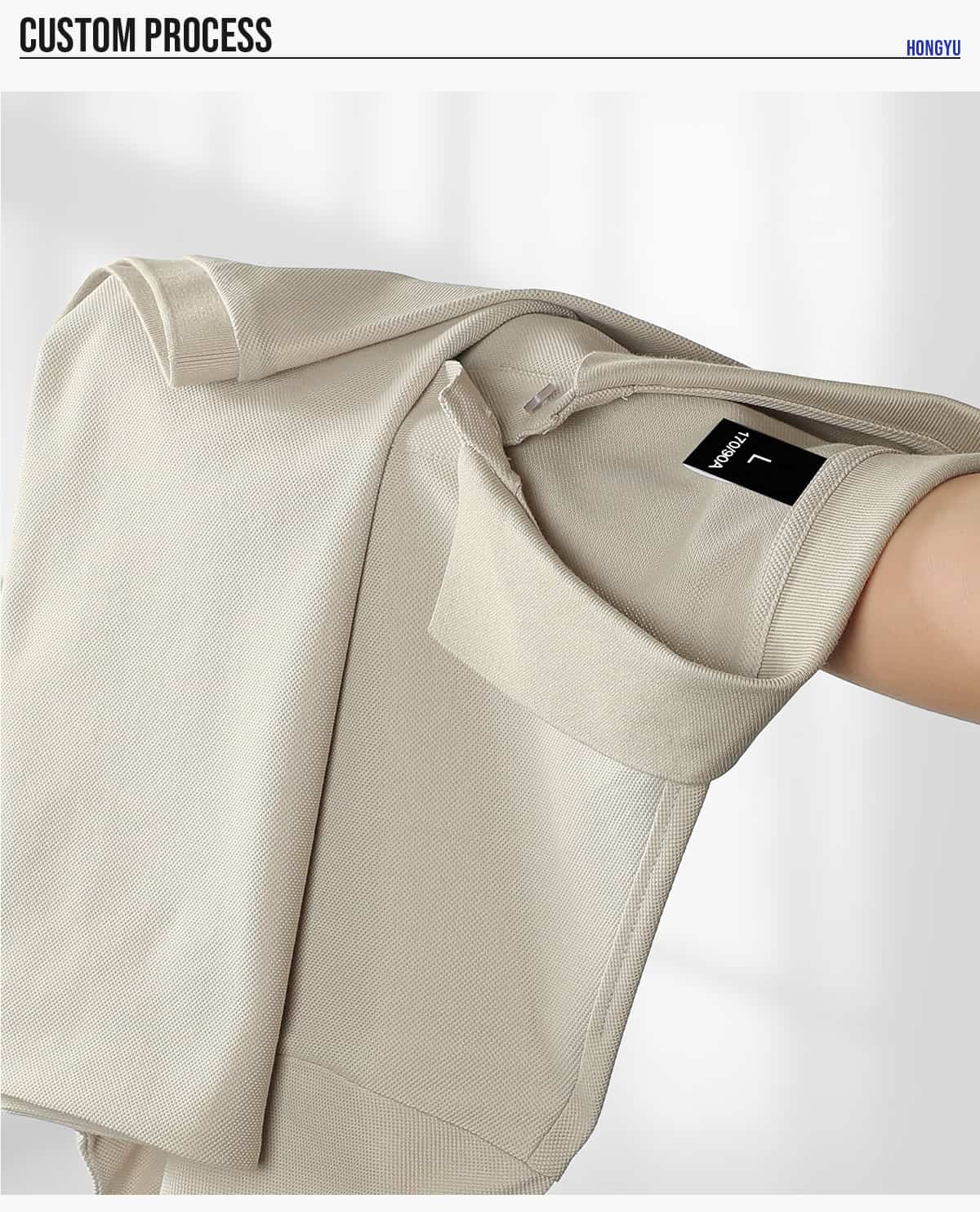 Lightweight Pique 170 GSM Polo Shirt – detail 8