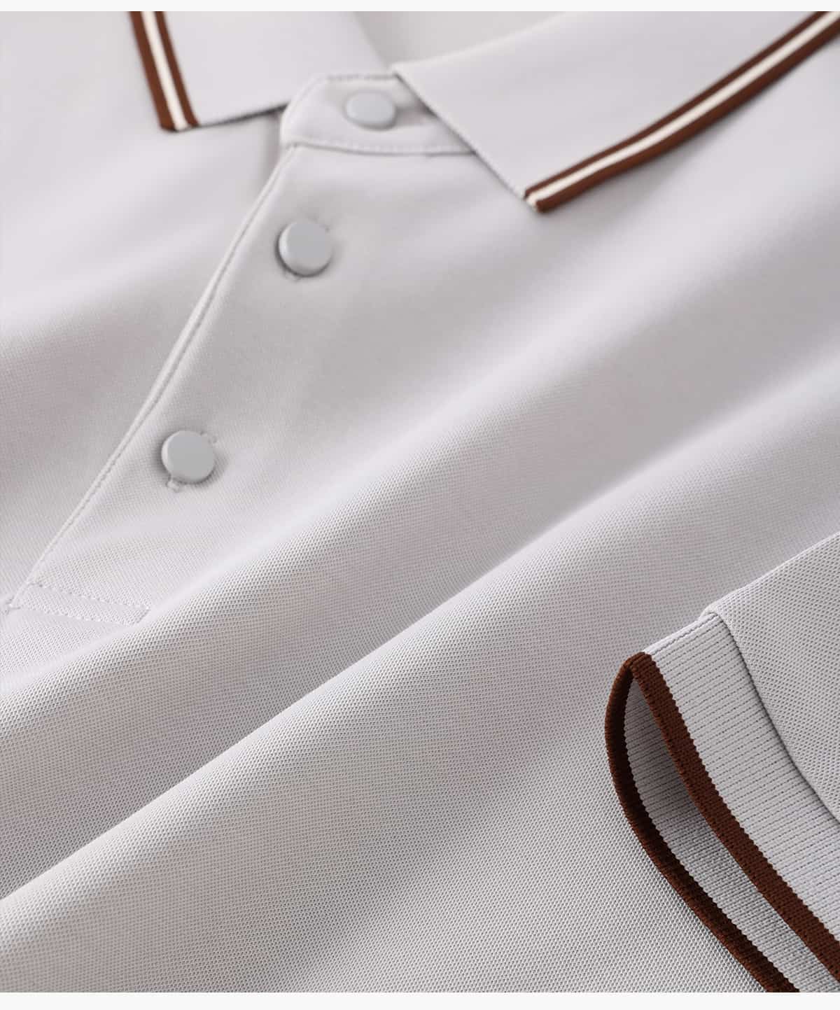 Modal Cotton 200G Contrast Collar Golf Shirt – detail 11