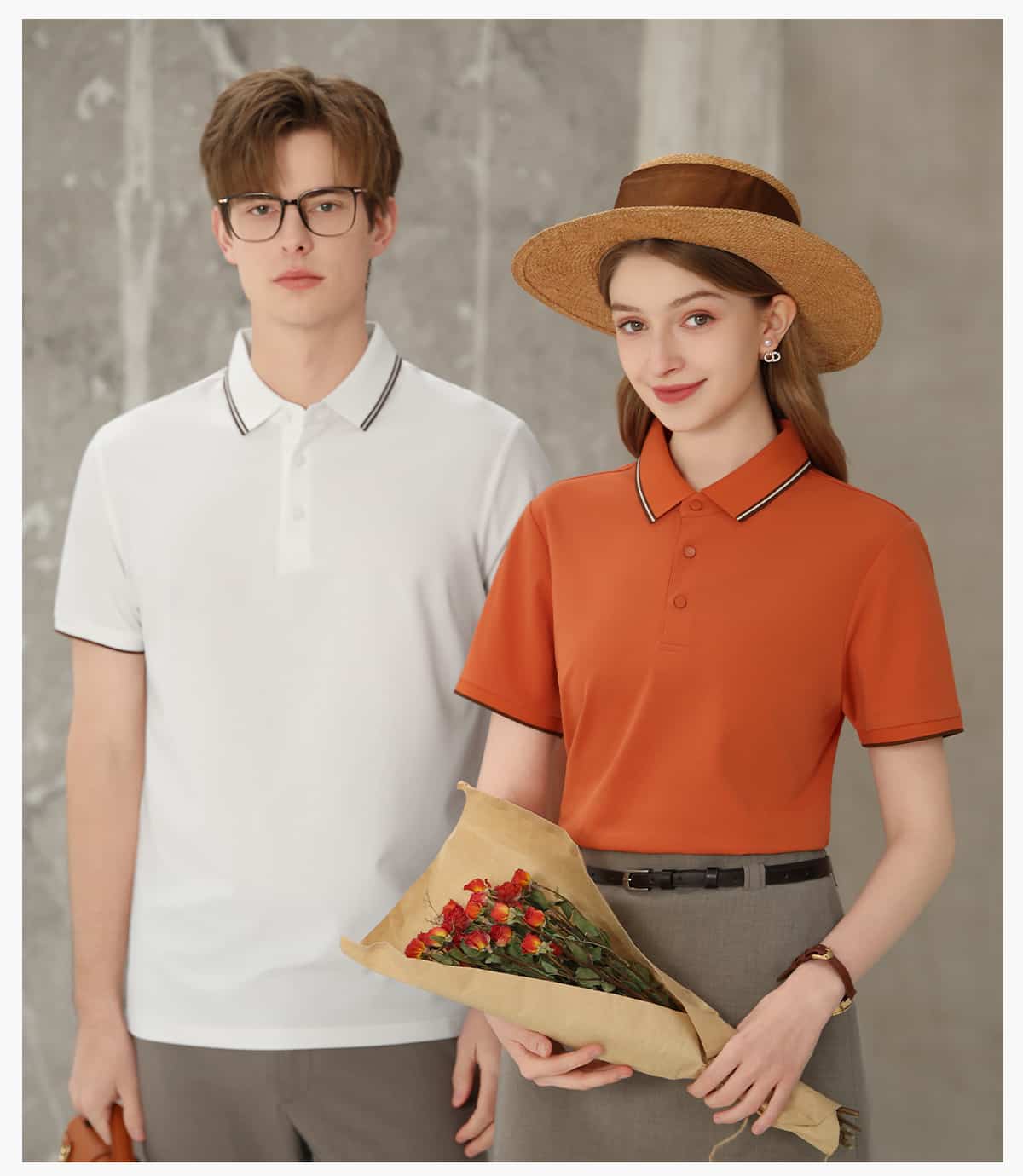 Modal Cotton 200G Contrast Collar Golf Shirt – detail 8