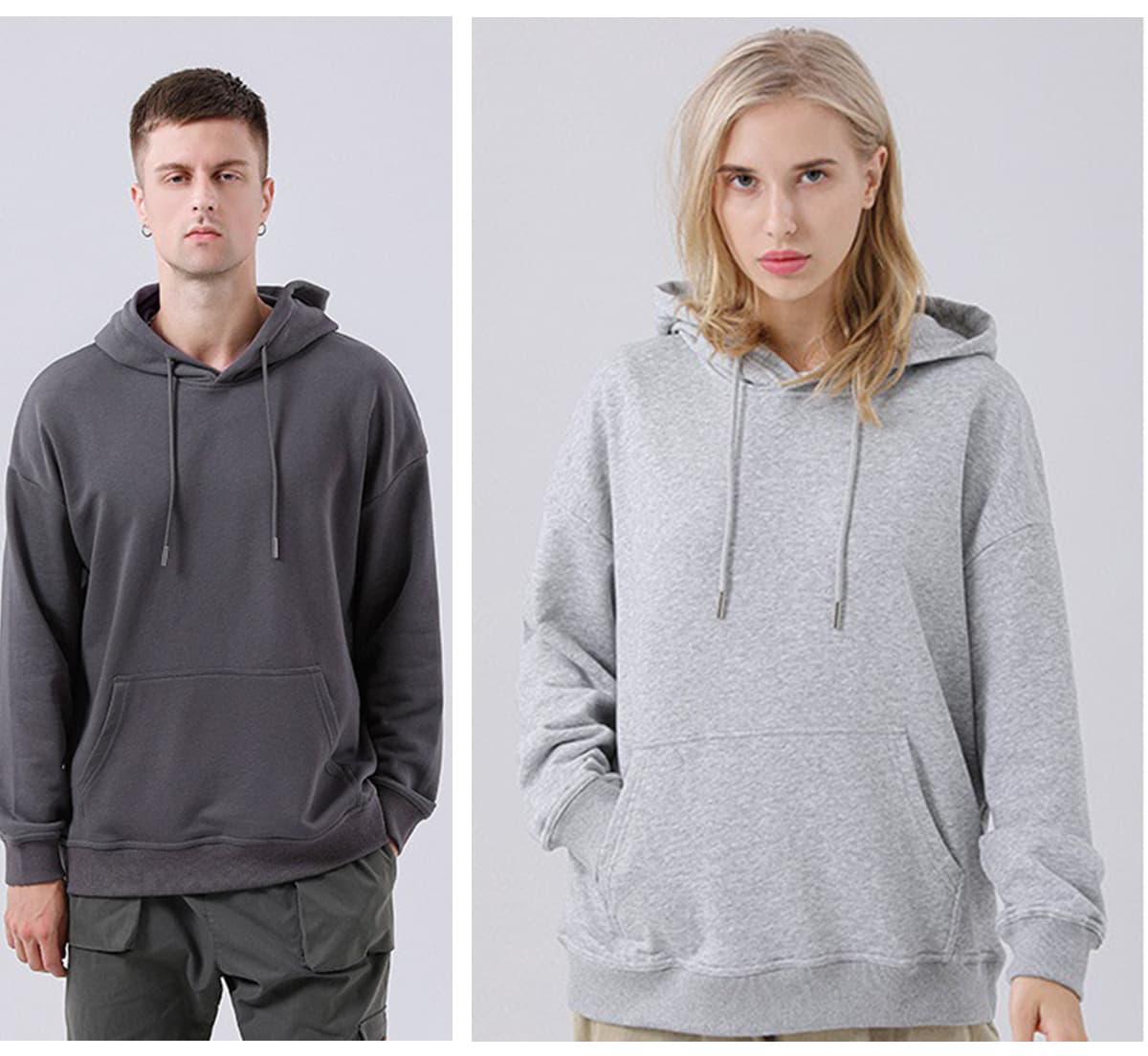 Custom Unisex Drop shoulder Hoodies – detail 10