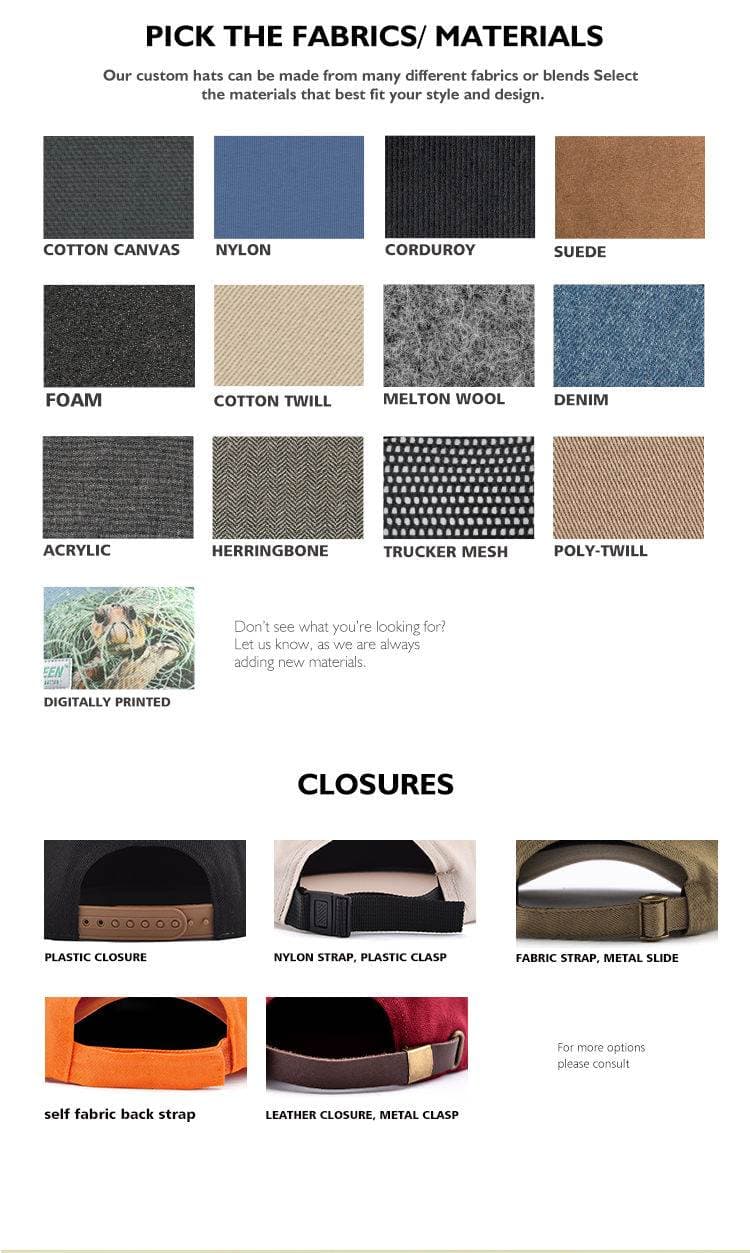 Custom Baseball Cap Manufacturer – detail 3