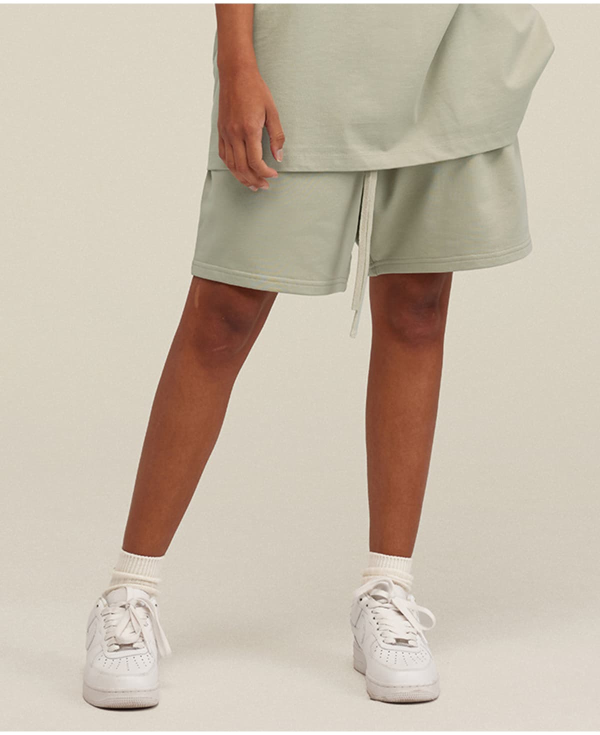 Thick 440GSM Basic Loose Fit Unisex Shorts – detail 11