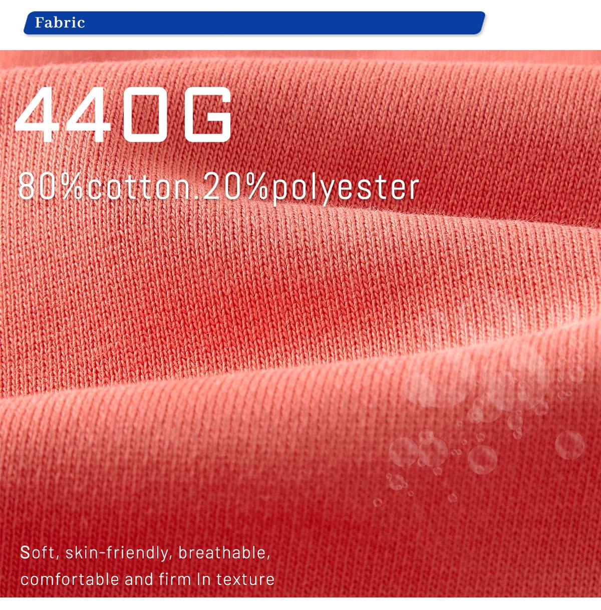 Thick 440GSM Basic Loose Fit Unisex Shorts – detail 5