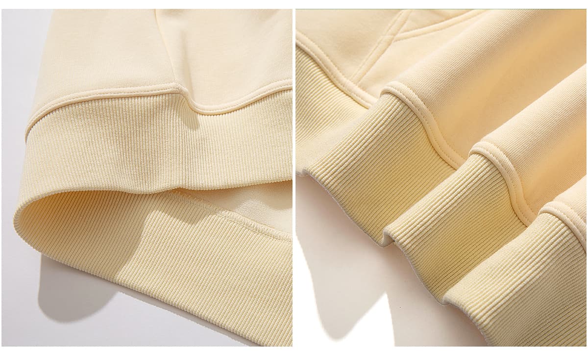 Drop Shoulder Blank Sherpa Fleece Hoodie Unisex 300gsm – detail 8