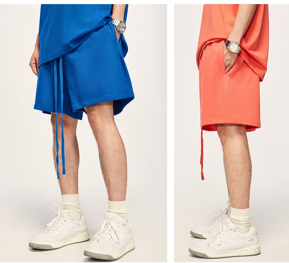 Thick Heavy Basic Shorts Street Trendy 425GSM – detail 9